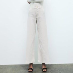 Zara Marine Straight Jean in White